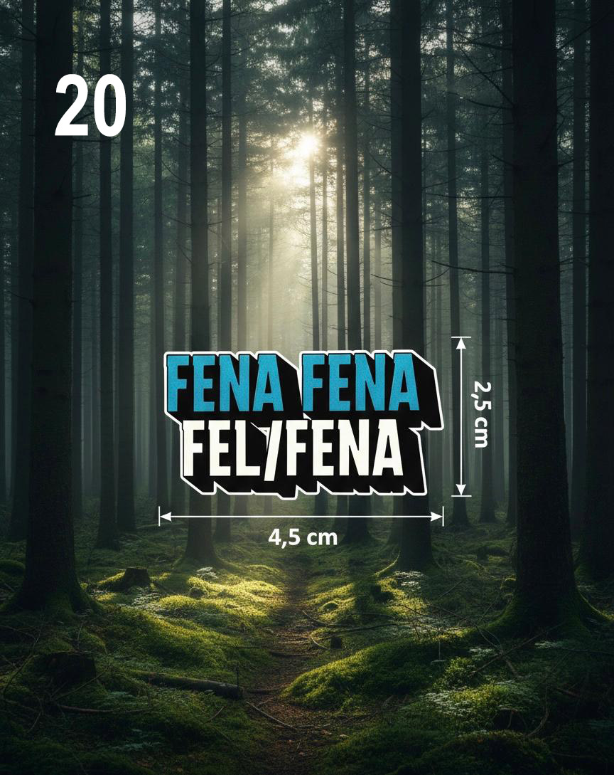 24 Model UV DTF Sticker - 13'lü Seçmeli Paket