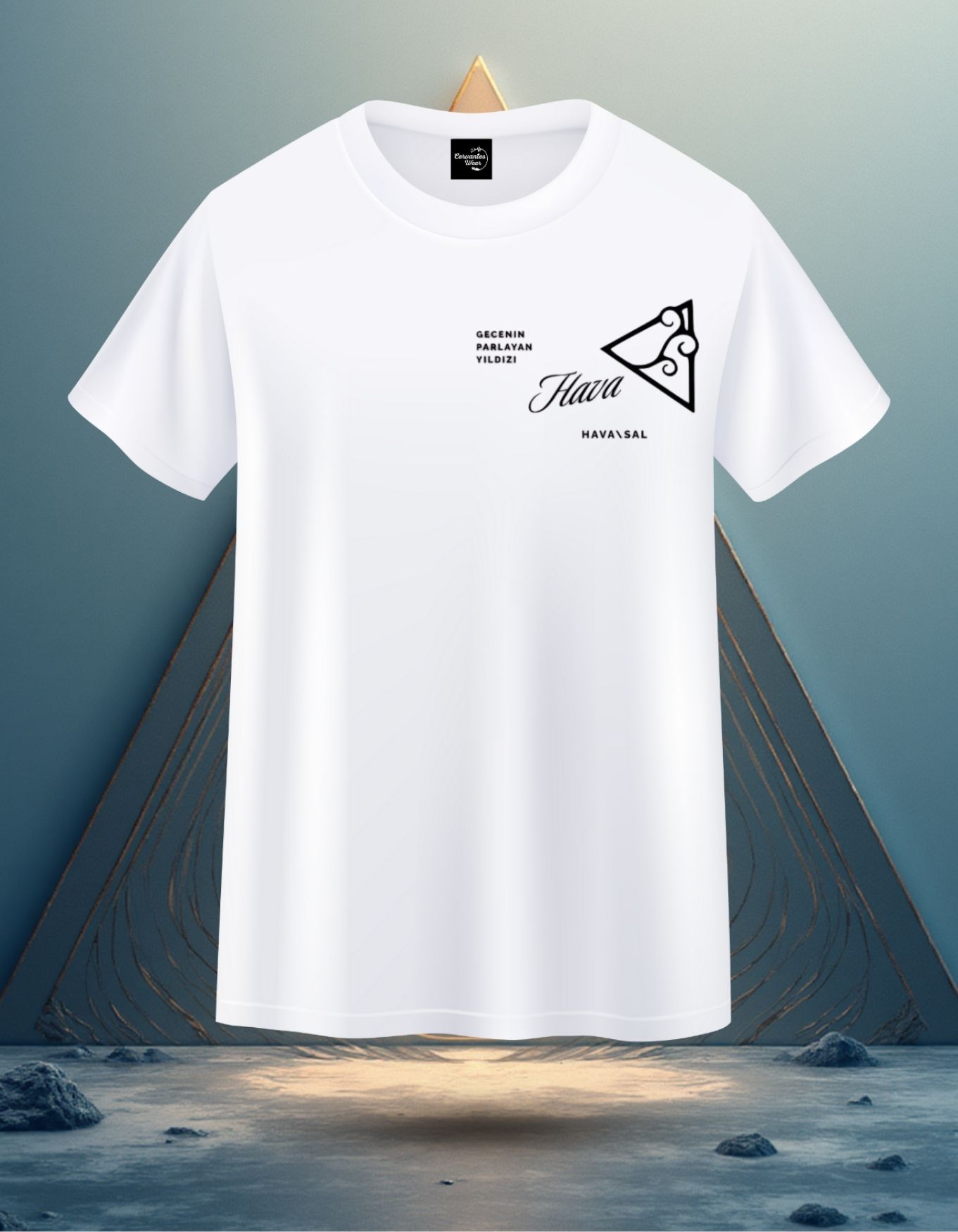 Deniz Servan Element/Sel Oysho Kumaş Oversize Tshirt