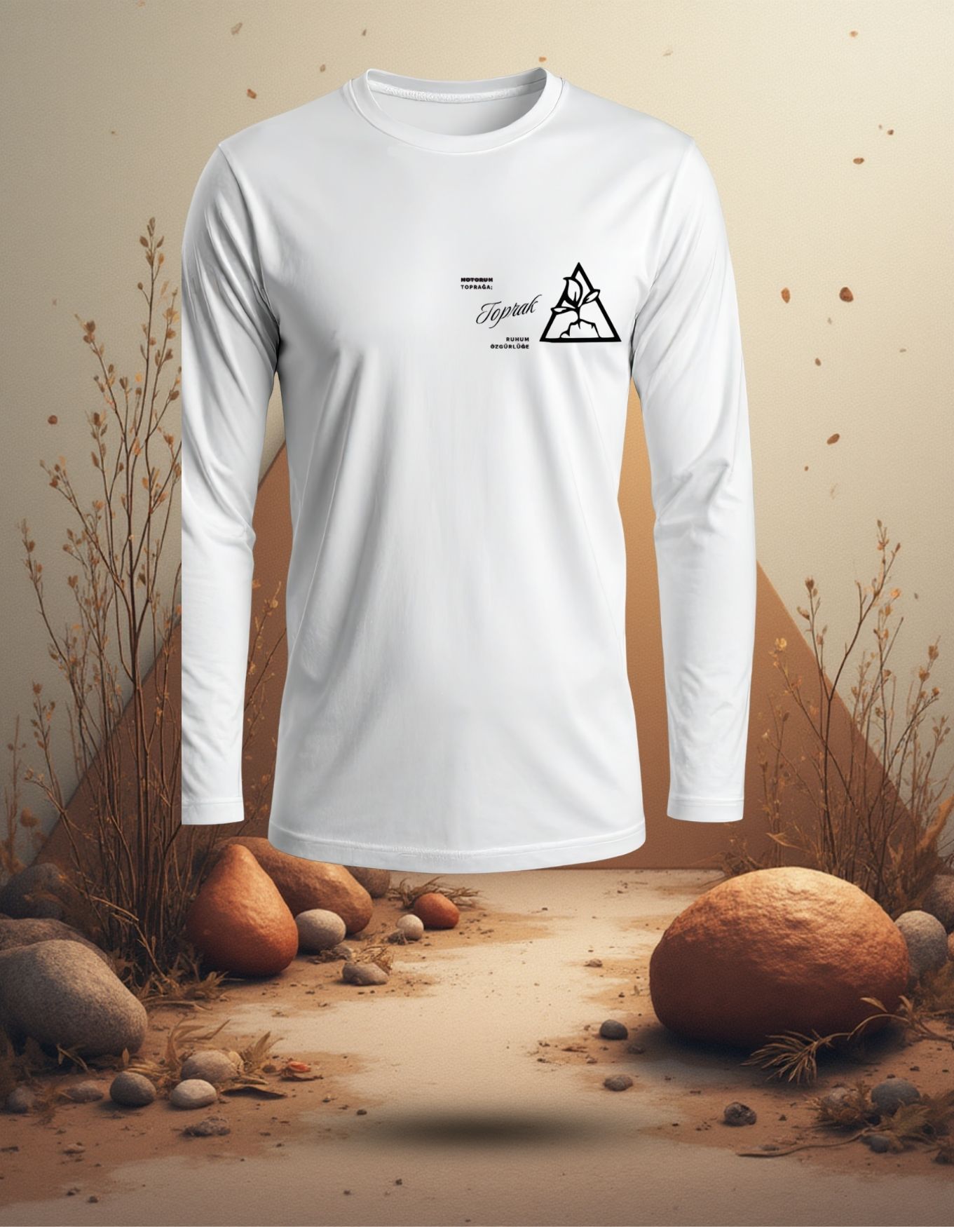 🜂🜃🜁🜄 Element/Sel Bisiklet Yaka Sweatshirt