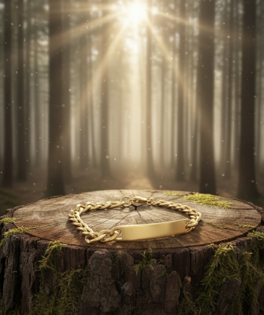 Paslanmaz Çelik Gold Bileklik