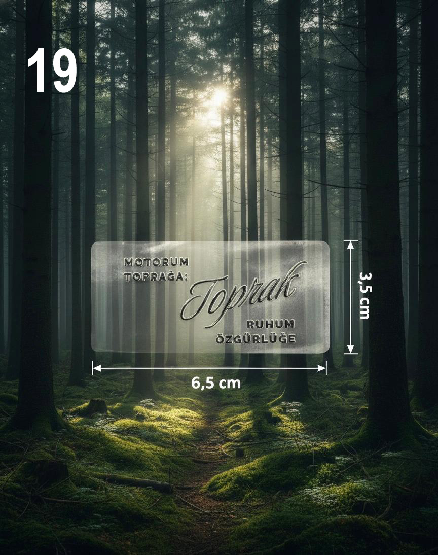 24 Model UV DTF Sticker - 13'lü Seçmeli Paket