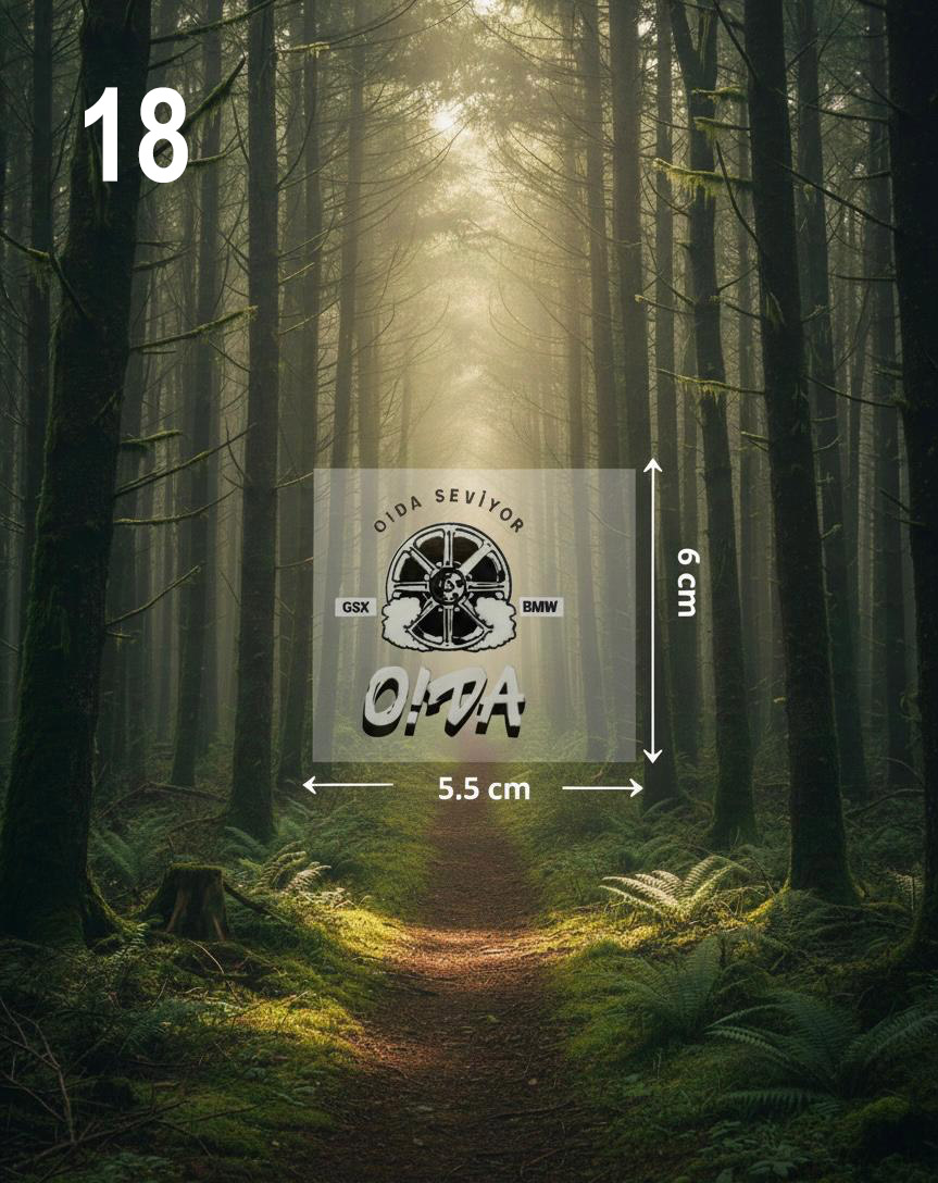 24 Model UV DTF Sticker - 13'lü Seçmeli Paket