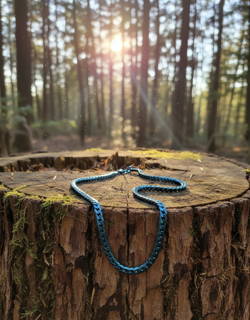 Mavi Paslanmaz Çelik Zincir