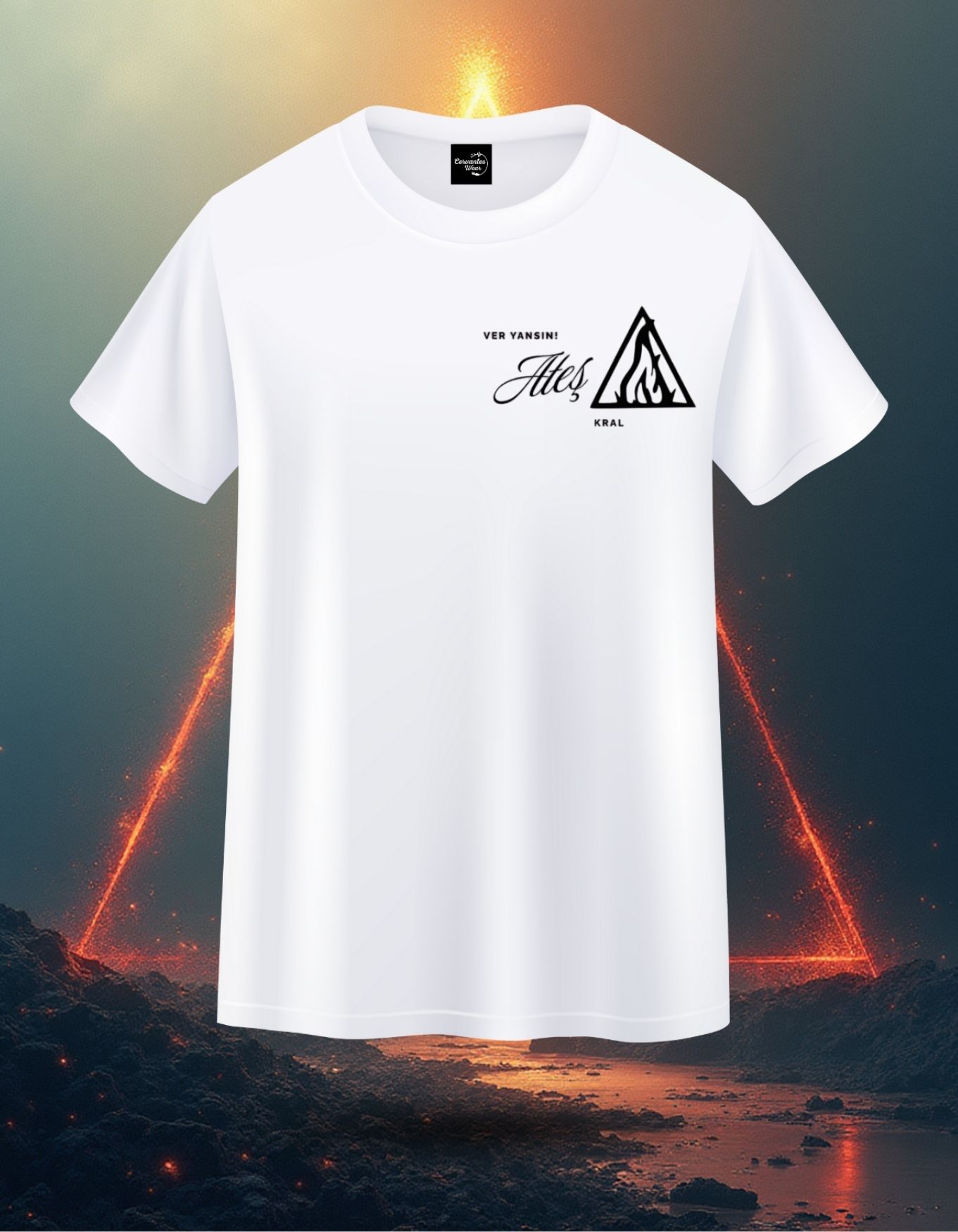 Deniz Servan Element/Sel Oysho Kumaş Oversize Tshirt