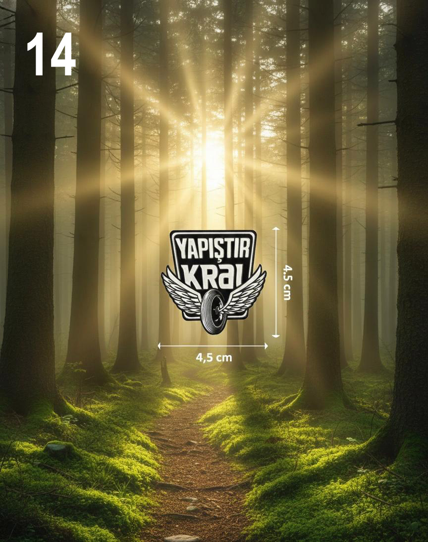 24 Model UV DTF Sticker - 13'lü Seçmeli Paket