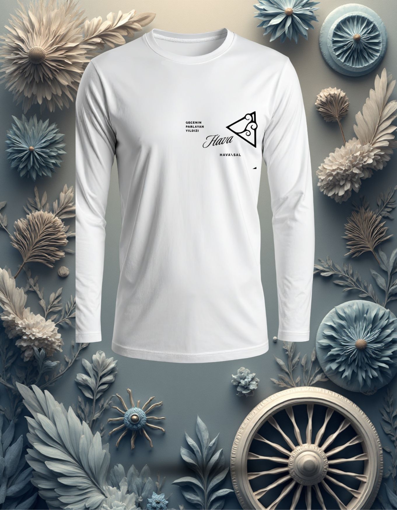 🜂🜃🜁🜄 Element/Sel Bisiklet Yaka Sweatshirt